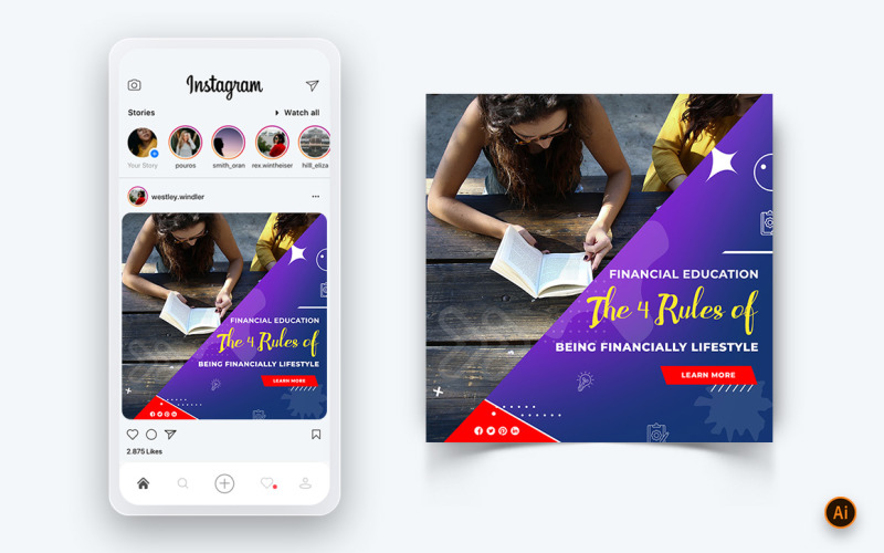 Education Social Media Instagram Post Design Template-07
