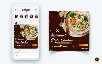 Food and Restaurant Offers Discounts Service Social Media Post Design Template-10