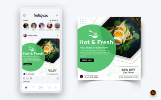Food and Restaurant Offers Discounts Service Social Media Post Design Template-34