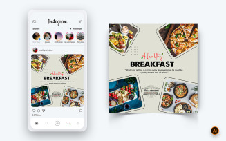 Food and Restaurant Offers Discounts Service Social Media Post Design Template-60