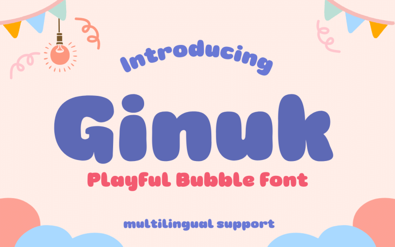 Ginuk versatile style font Font