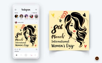 International Womens Day Social Media Instagram Post Design Template-05