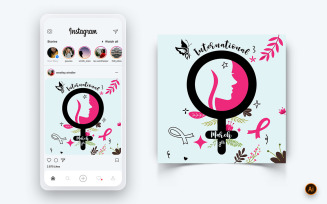 International Womens Day Social Media Instagram Post Design Template-16