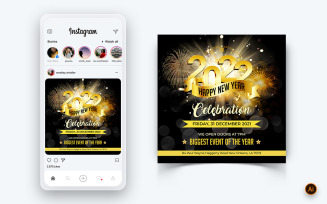 NewYear Party Night Celebration Social Media Post Design-04