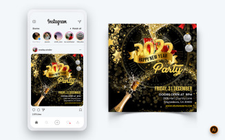 NewYear Party Night Celebration Social Media Post Design-08