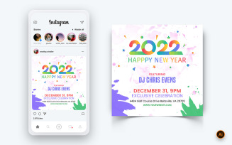 NewYear Party Night Celebration Social Media Post Design-16