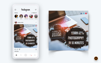 Photography Services Social Media Instagram Post Design Template-13
