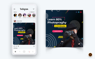 Photography Services Social Media Instagram Post Design Template-16