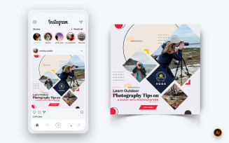 Photography Services Social Media Instagram Post Design Template-26