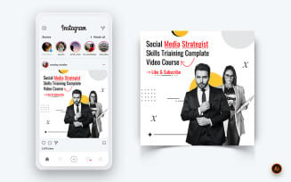Social Media Workshop Social Media Instagram Post Design Template-14