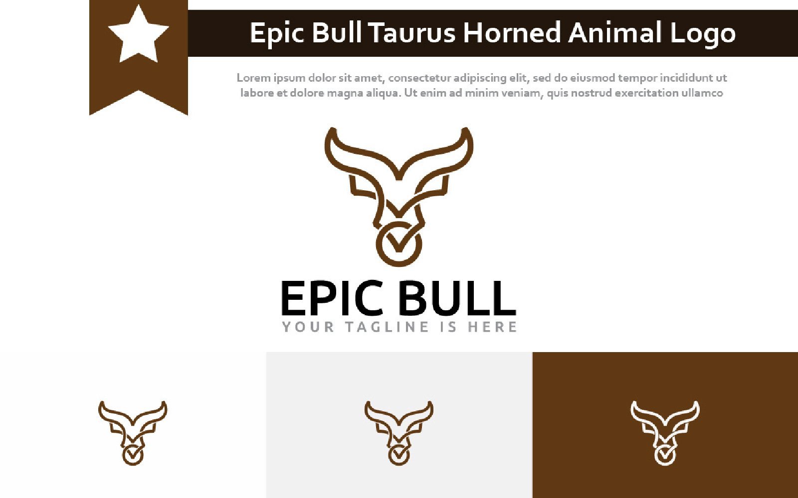 Kit Graphique #263628 Epic Taureau Divers Modles Web - Logo template Preview