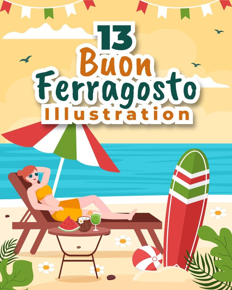 Kit Graphique #263650 Buon Ferragosto Divers Modles Web - Logo template Preview