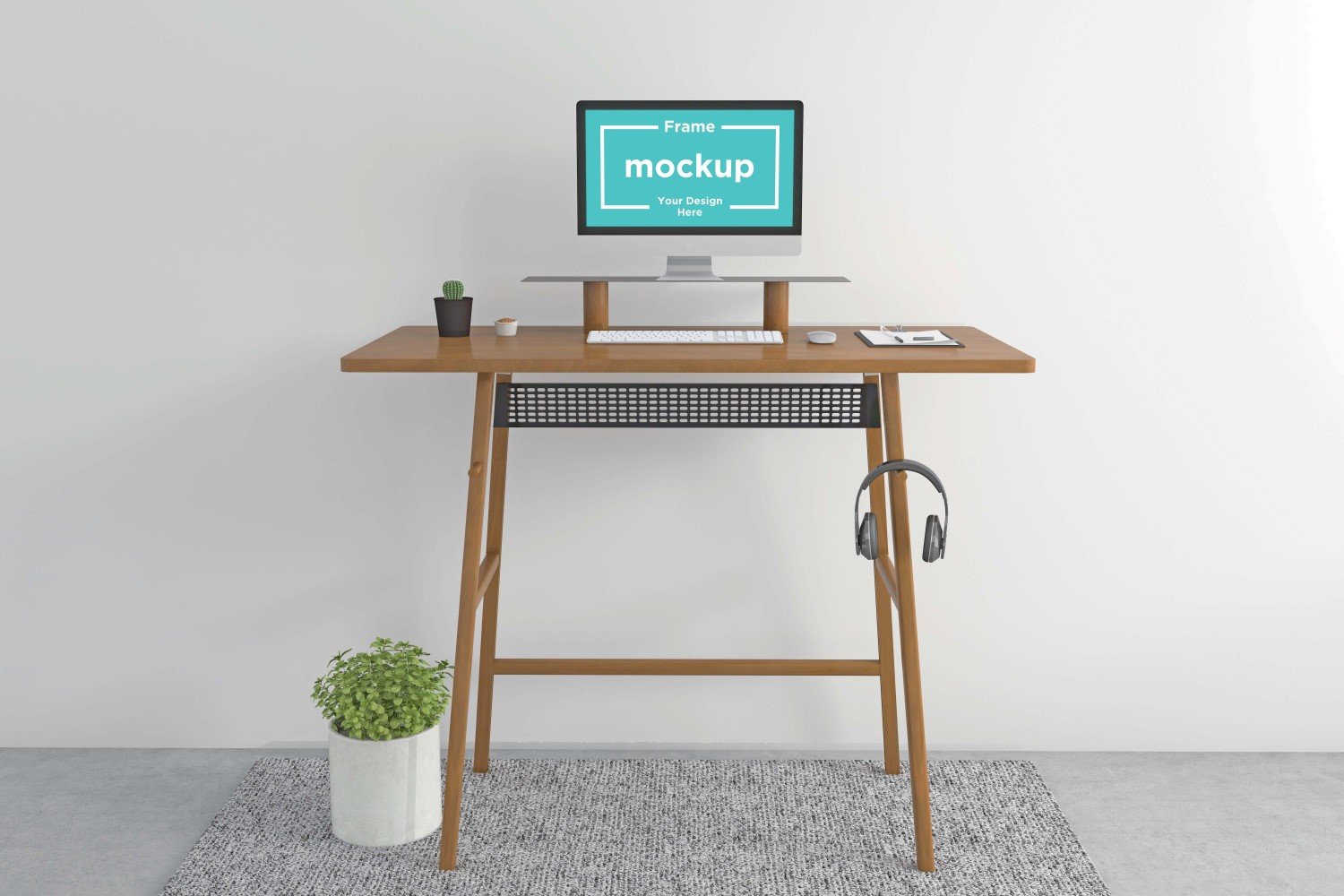 Template #263657 Mockup Workstation Webdesign Template - Logo template Preview