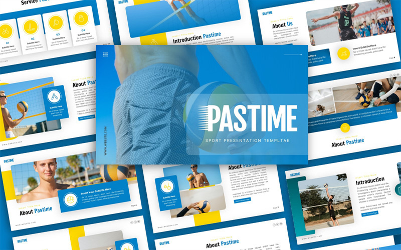 Pastime Sport Multipurpose PowerPoint Presentation Template PowerPoint Template