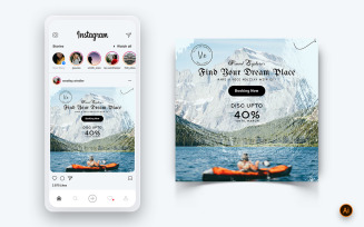 Travel Explorer and Tour Social Media Instagram Post Design Template-05