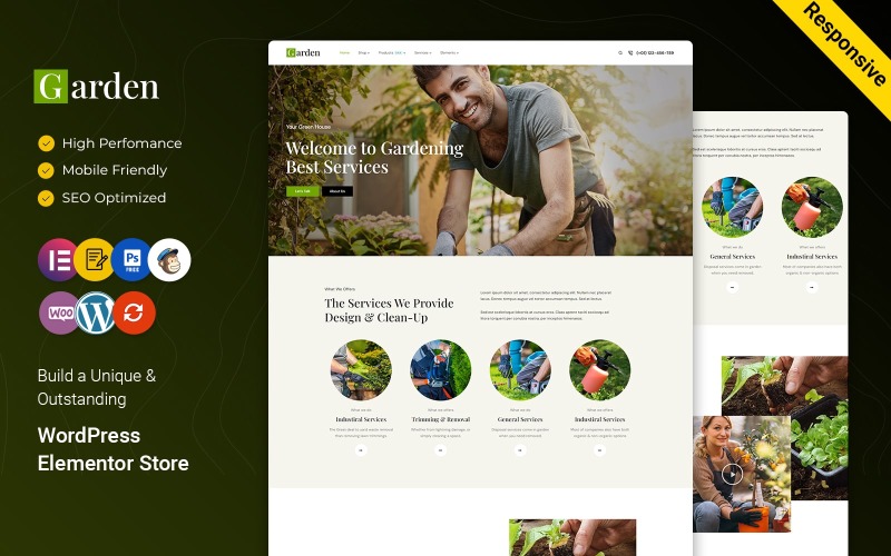 Garden - Landscape Gardening WordPress Theme