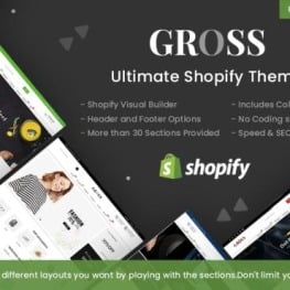 Gross Multipurpose Shopify Theme # 100359