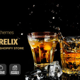 Apparelix Alcohol Online Store Shopify Theme #100372