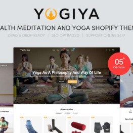 Yogiya Health Meditation And Yoga Shopify Theme # 101771