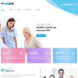 Bezyn Pharmacy Health Shopify Theme # 103902