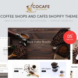 Cocafe Coffee Shops and Caf s Shopify Theme # 107310
