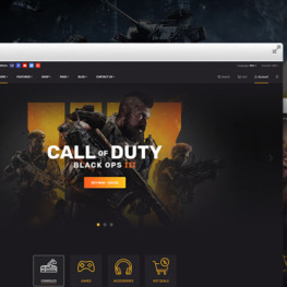 GameUniverse Game Store Shopify Theme #107571