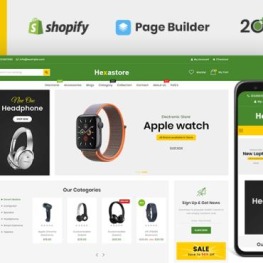 Hexastore Electronics Shopify Theme # 107869