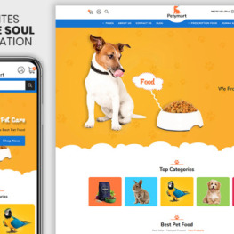 Petymart The Pet Animals Shopify Theme #108971