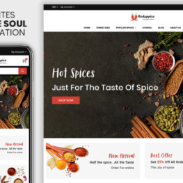 Redspice The Hot Spice Shopify Theme #110424