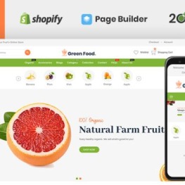 Greenfood Organic Store Shopify Theme # 110429