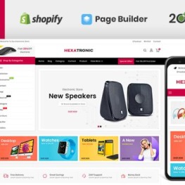 Hexatronic Electronics Store Shopify Theme # 110674