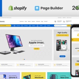 T Electronics Store Shopify Theme # 111046