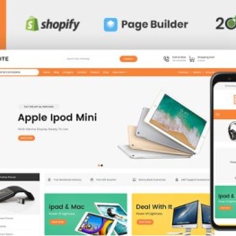 Elite Electronics Store Shopify Theme # 111467