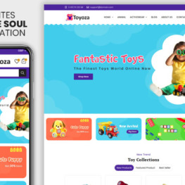 Toyoza The Kids toys store Shopify Theme #111569