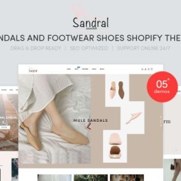Sandral Sandals And Footwear Shoes Shopify Theme # 112210