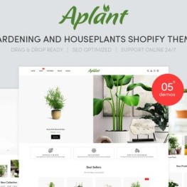 Aplant Gardening Houseplants Shopify Theme # 115074