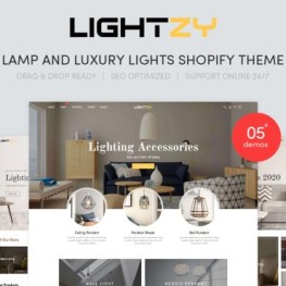Lightzy Lamp and Luxury Lights Shopify Theme # 115712