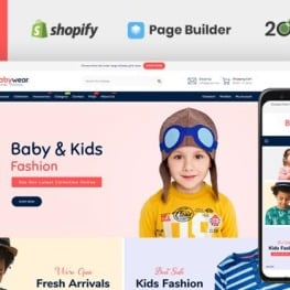 Baby Wear Clothing Store Shopify Theme # 115840