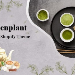 Greenplant Matcha Shopify Theme # 117012