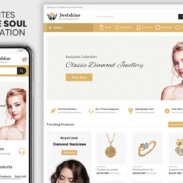 Jwelshine The Jewellery Fashion Shopify Theme #118081