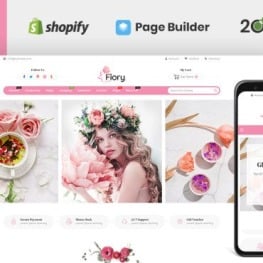 Flory Flower Store Shopify Theme #119142