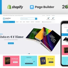 Creative Books Store Shopify Theme # 119810