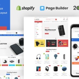 Creative Electronics Store Shopify Theme # 121057