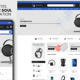Light Electron The Electronics Shopify Theme #123626