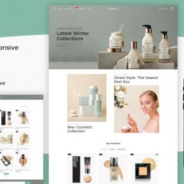 Cosiana Cosmetics Ecommerce Shopify Theme #125230