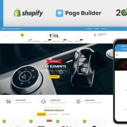 Power Tools and Accessories Store Shopify Theme # 126238