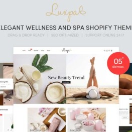 Luxpa Elegant Wellness Spa Shopify Theme # 126243