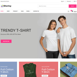 Shartzy TShirt Store Shopify Theme #126725