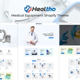Healtho Medical Equipment Shopify Theme #136123
