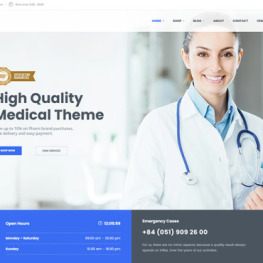 Phami Medical Health Shopify Theme #136548